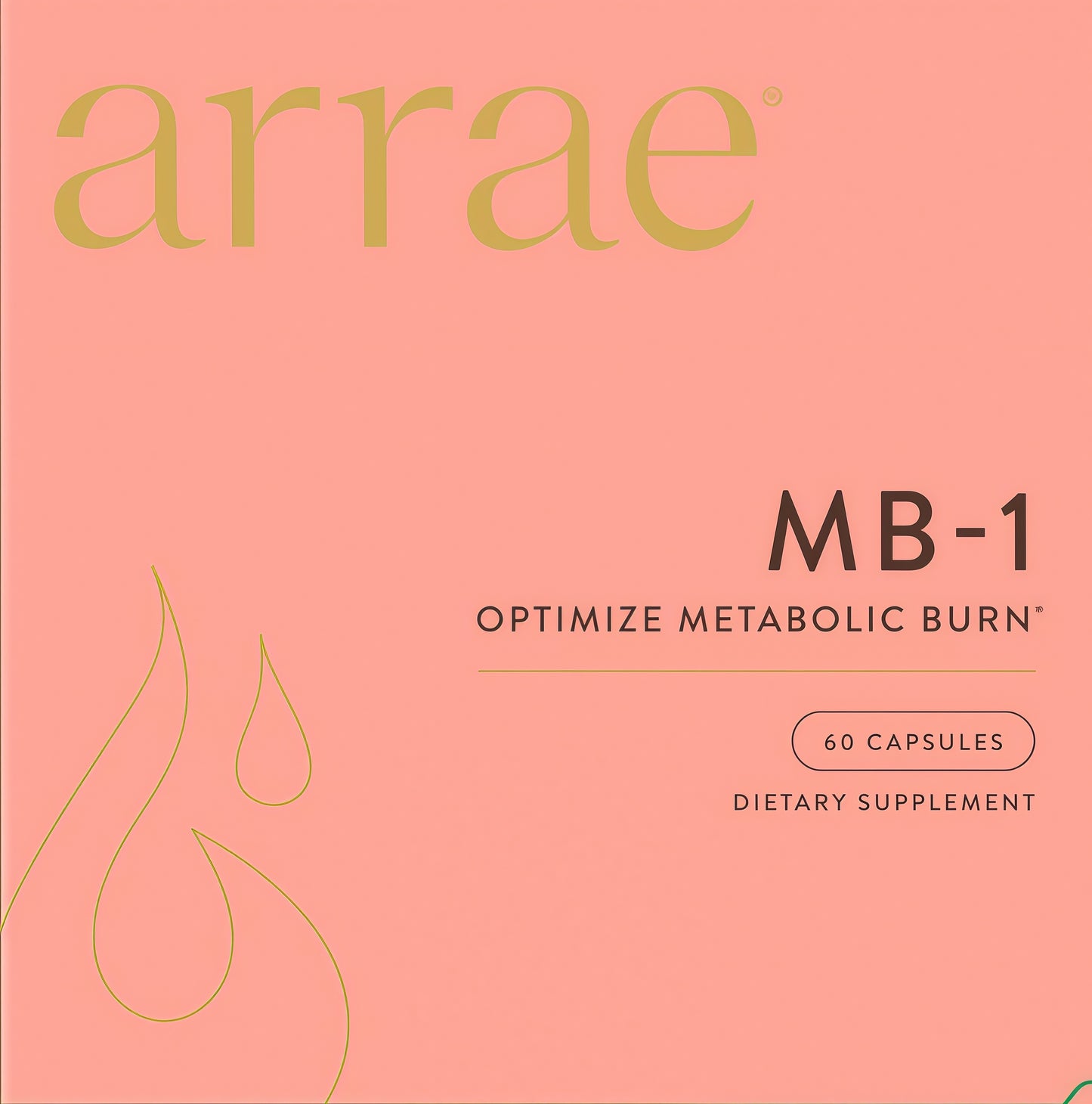 Arrae MB-1, Natural Dietary Supplement Support Healthy Metabolism