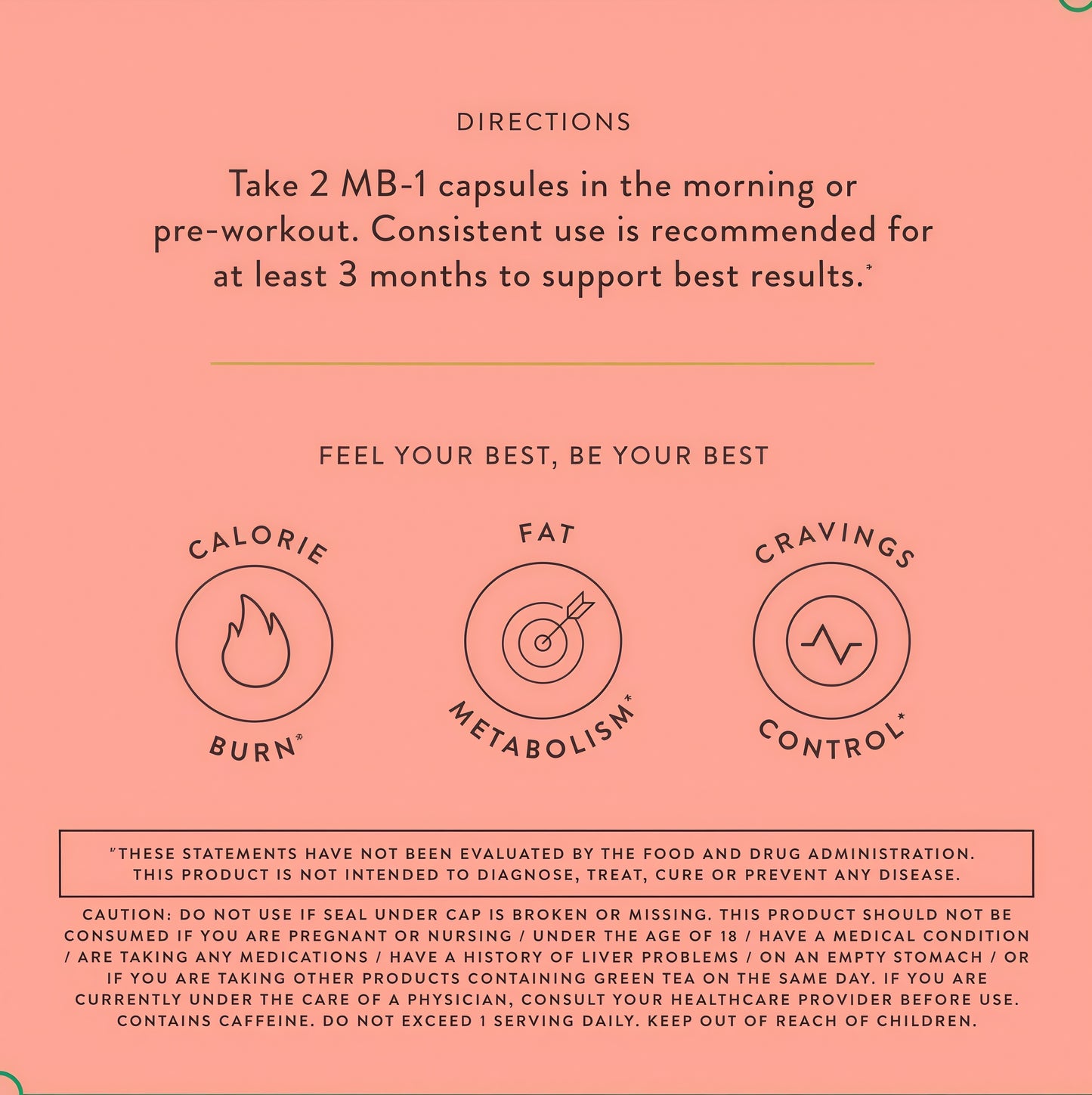 Arrae MB-1, Natural Dietary Supplement Support Healthy Metabolism